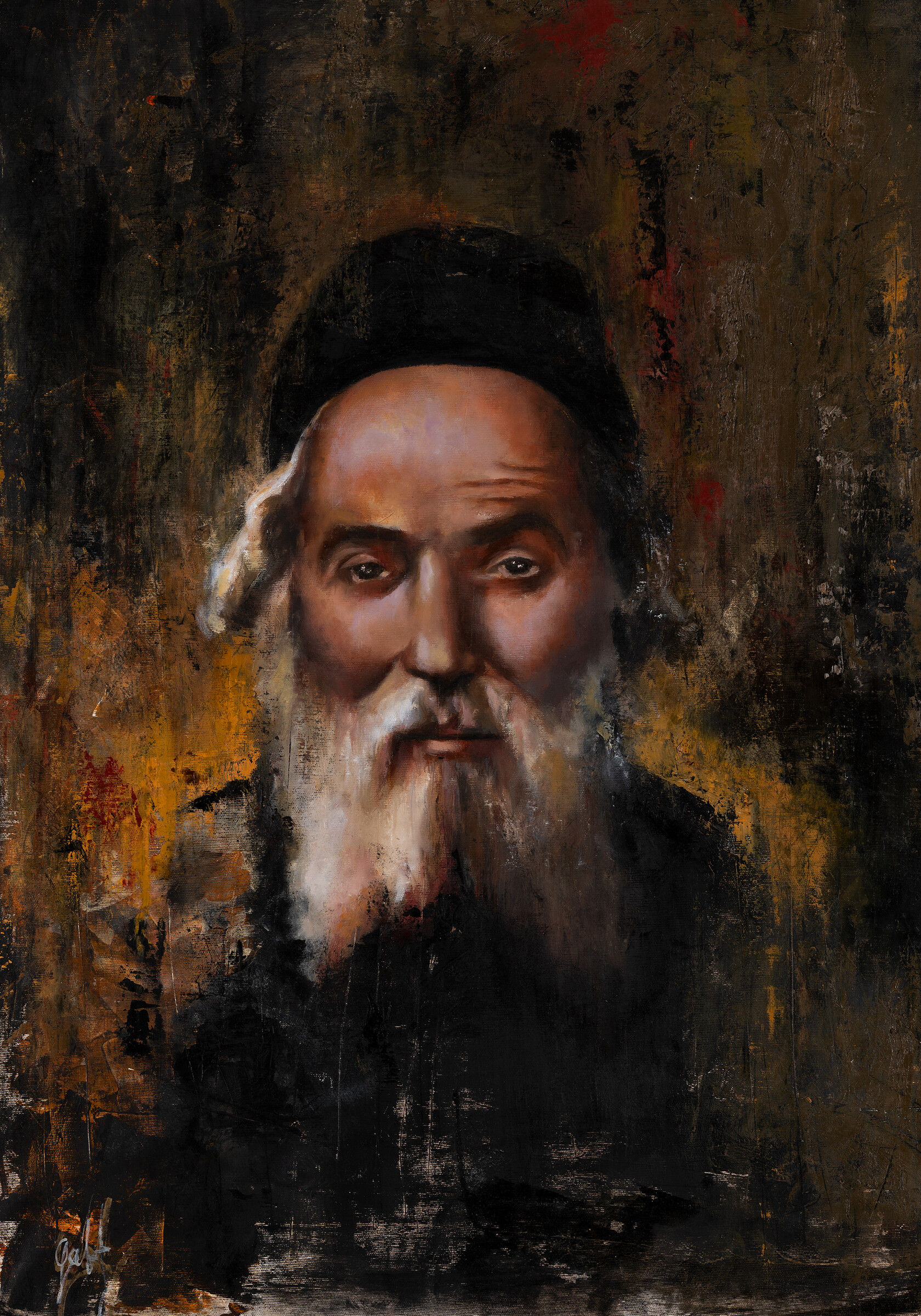 החפץ חיים, ציור שמן מאת גלית כהן