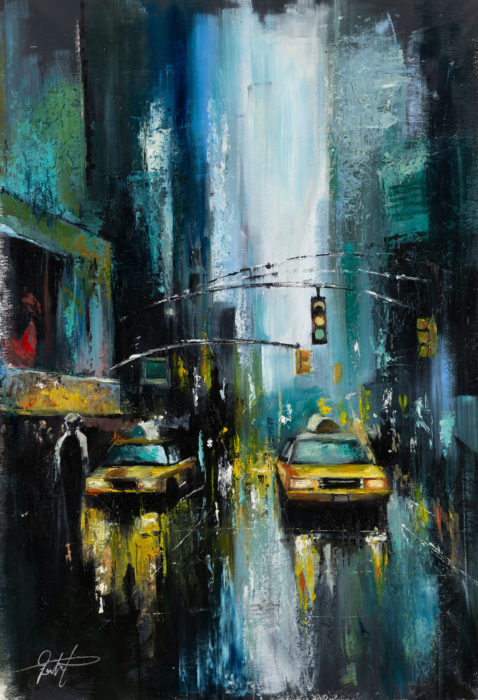 New York — oil painting by Galit Cohen