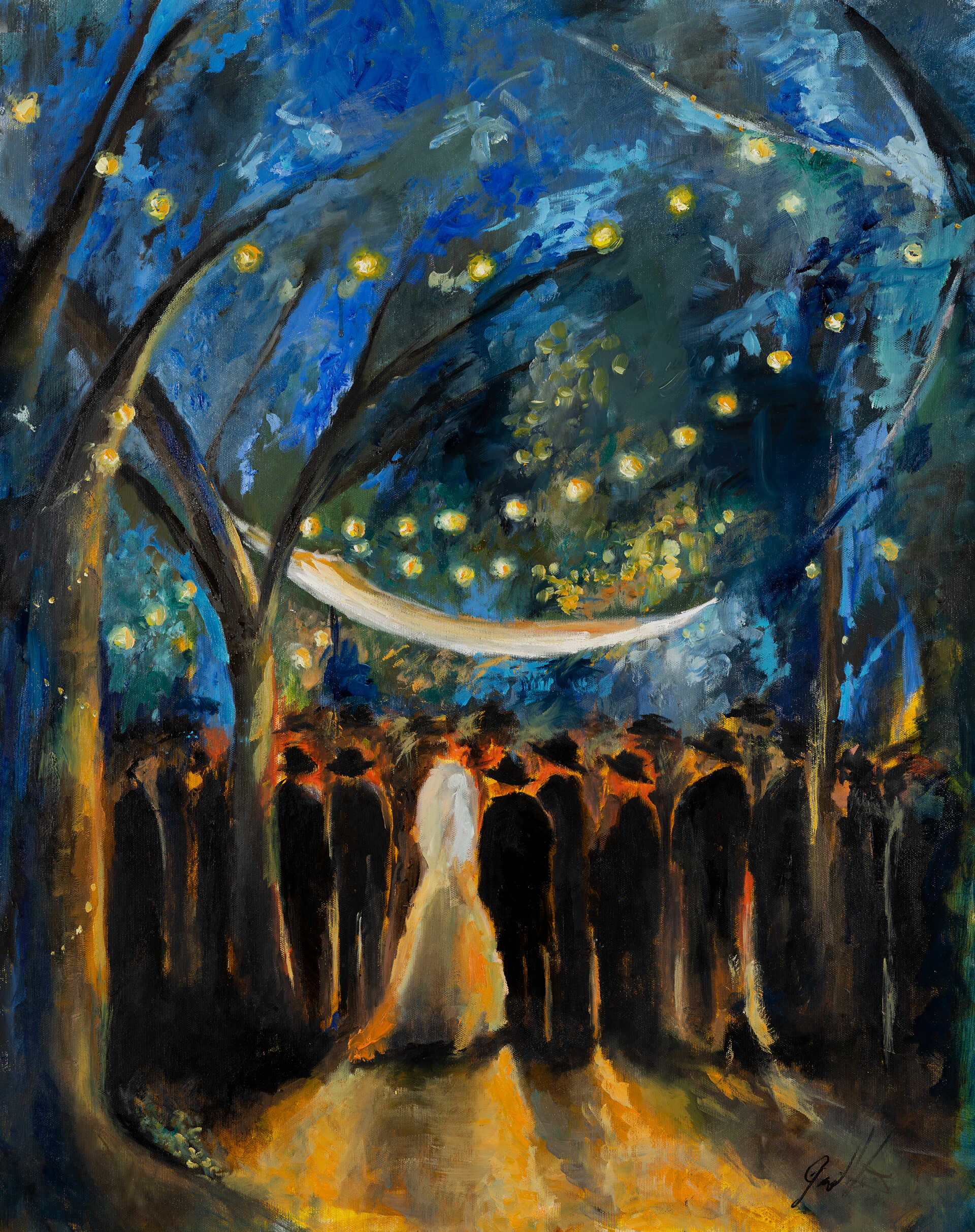 Starry night Chuppah