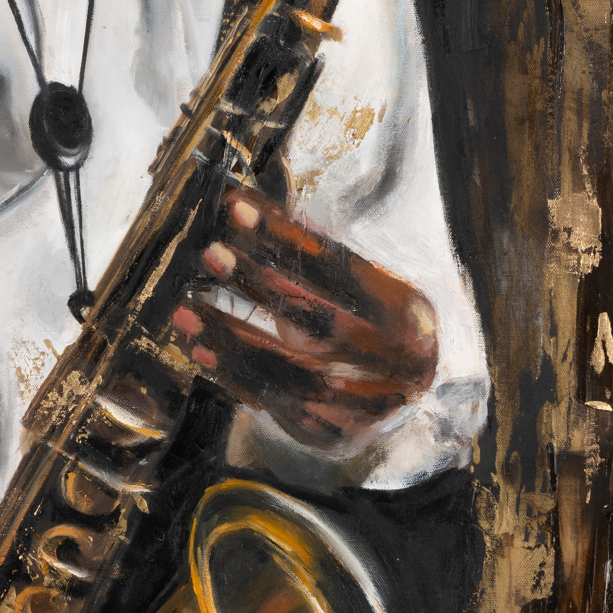 Soul in Oil — close-up detail, oil on canvas, Galit Cohen