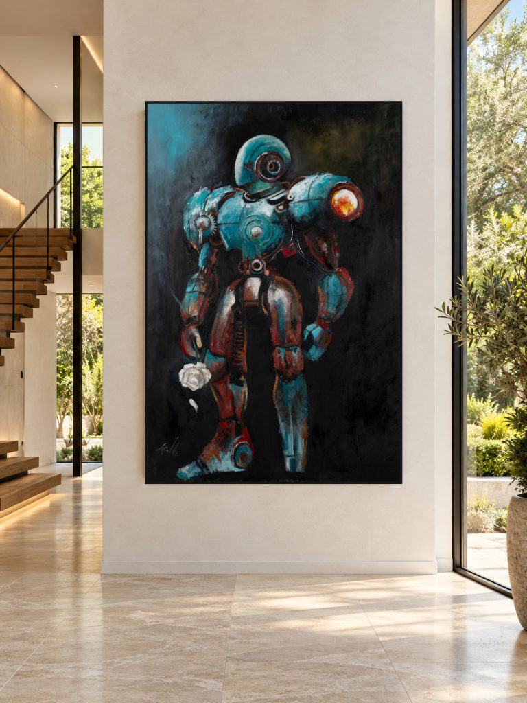 Anima 424 by Galit Cohen in a bright entrance hall