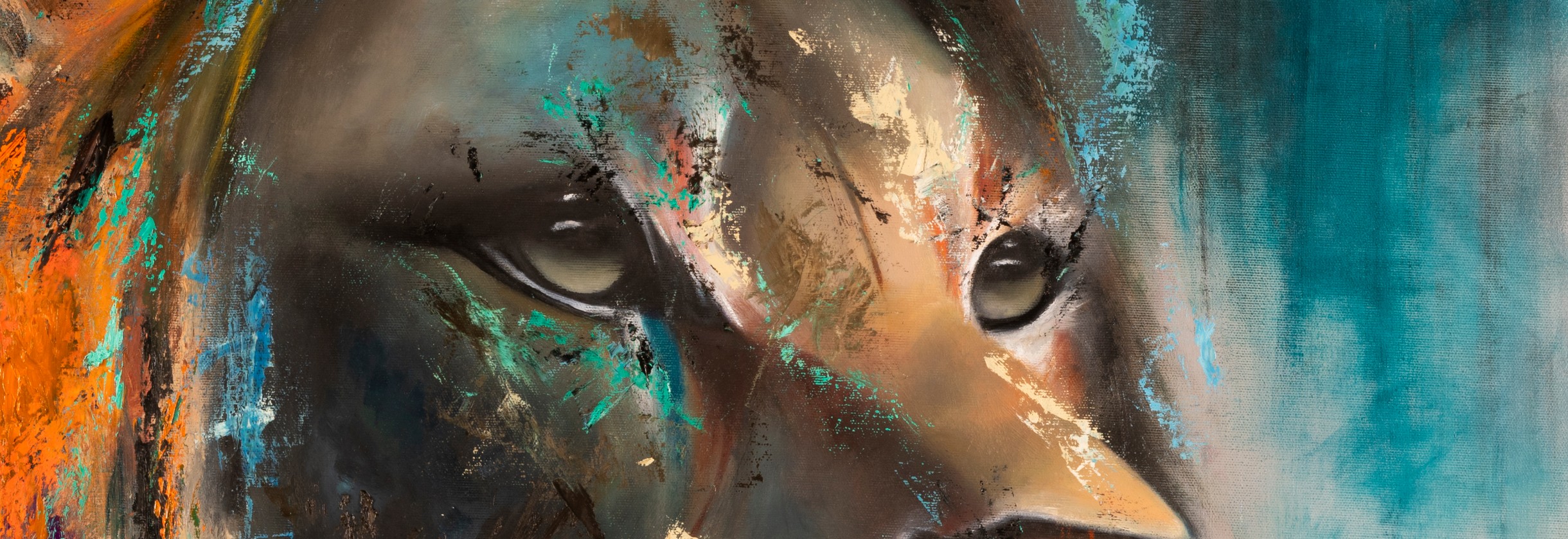 The King by Galit Cohen — close-up of the eyes