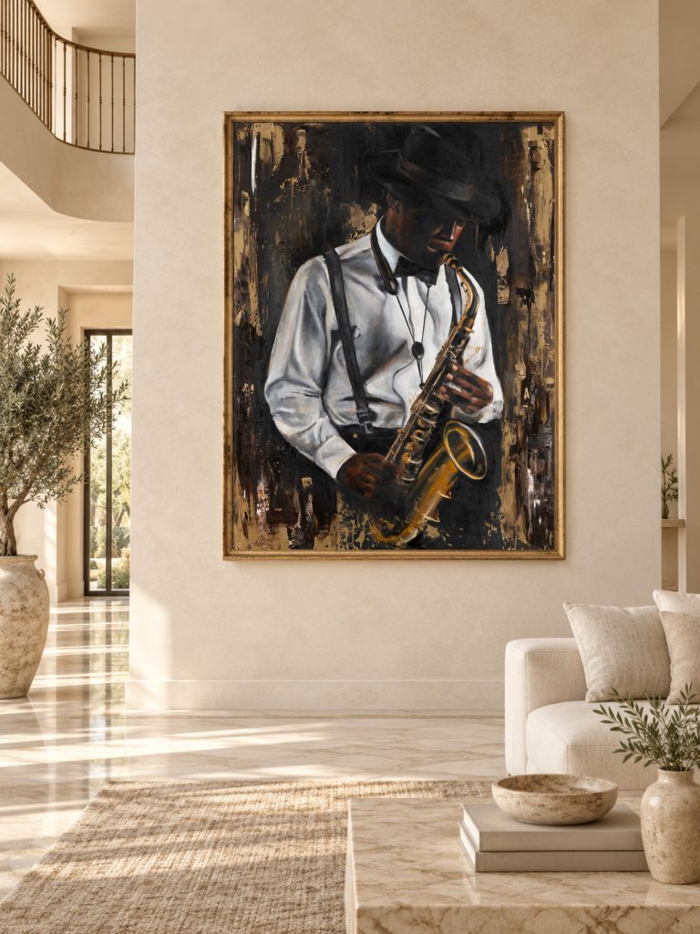 Soul in Oil by Galit Cohen in a high living
