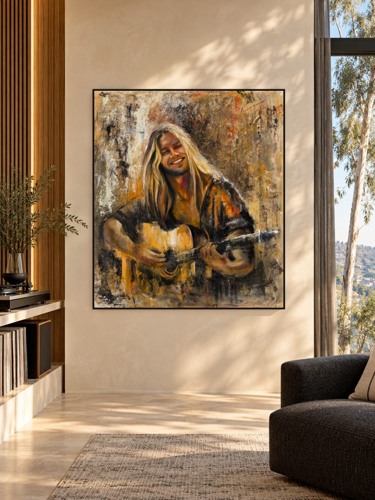 Tony by Galit Cohen in a music lounge